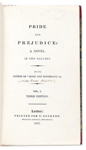 Austen, Jane (1775-1817) Pride and Prejudice.